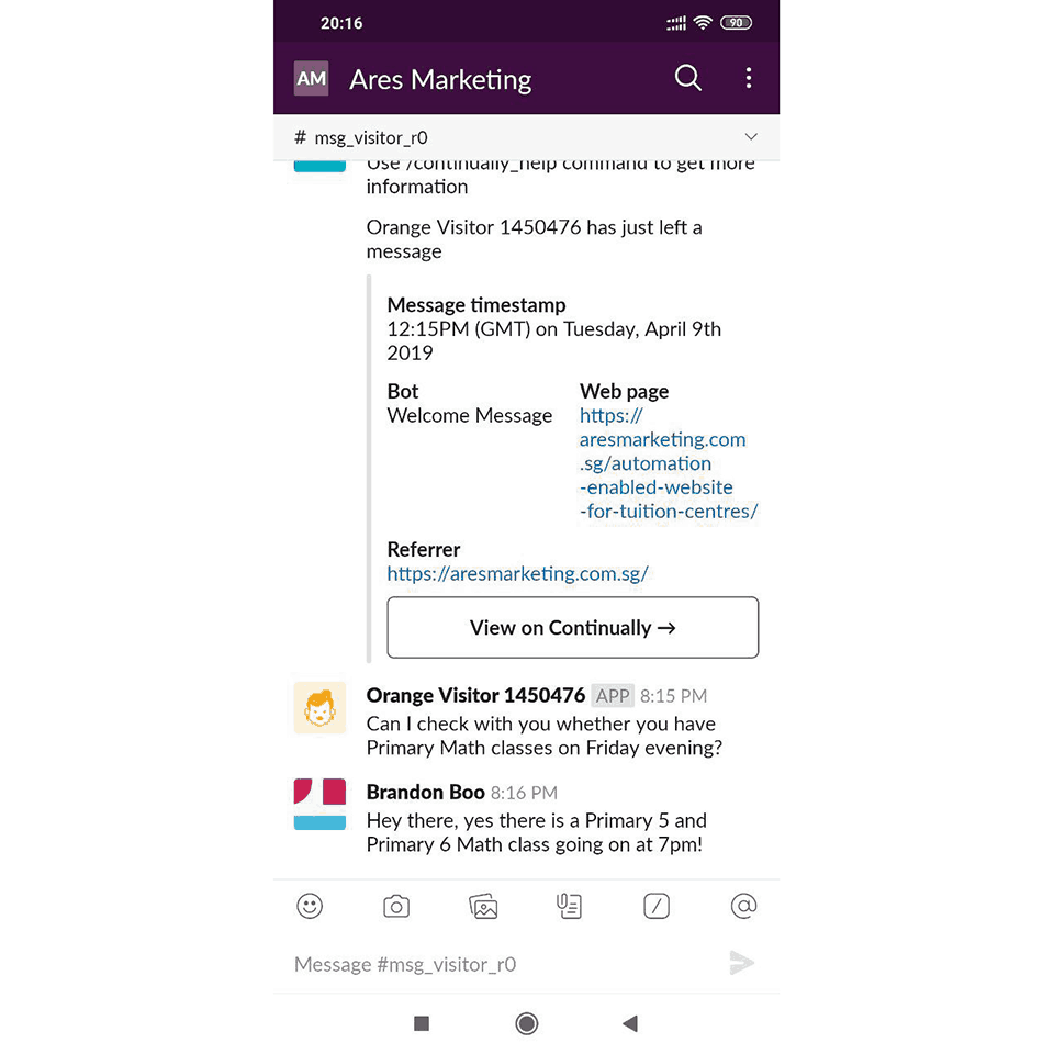 slack-livechat-demo